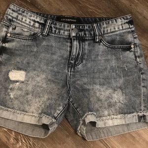 Liverpool Jean Shorts